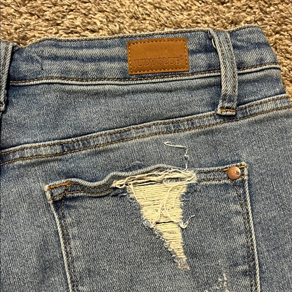 Judy Blue Women’s Boyfriend Fit High Rise Distressed Jeans Size 9/29 - Picture 7 of 7